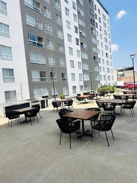 Daire Vista Vibes Modern Apt With Rooftop Pool In Gdl Guadalajara